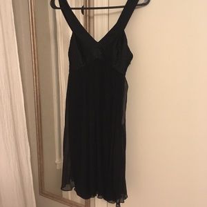 Silk black cocktail dress!